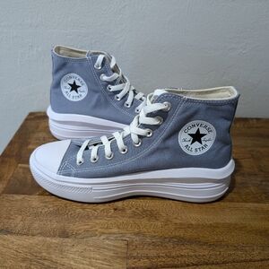 Converse Women Size 9 blue Chuck Taylor All Star Move Hi 568498C New with Box